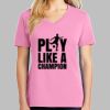 Ladies Core Cotton V Neck Tee Thumbnail