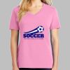 Ladies Core Cotton V Neck Tee Thumbnail