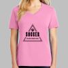 Ladies Core Cotton V Neck Tee Thumbnail