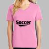 Ladies Core Cotton V Neck Tee Thumbnail