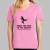 Ladies Core Cotton V Neck Tee Thumbnail