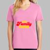 Ladies Core Cotton V Neck Tee Thumbnail