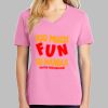 Ladies Core Cotton V Neck Tee Thumbnail