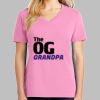 Ladies Core Cotton V Neck Tee Thumbnail