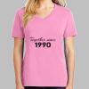 Ladies Core Cotton V Neck Tee Thumbnail