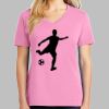 Ladies Core Cotton V Neck Tee Thumbnail