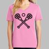 Ladies Core Cotton V Neck Tee Thumbnail