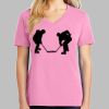 Ladies Core Cotton V Neck Tee Thumbnail