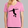 Ladies Core Cotton V Neck Tee Thumbnail