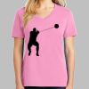 Ladies Core Cotton V Neck Tee Thumbnail