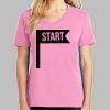 Ladies Core Cotton V Neck Tee Thumbnail