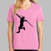 Ladies Core Cotton V Neck Tee Thumbnail