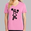 Ladies Core Cotton V Neck Tee Thumbnail