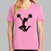 Ladies Core Cotton V Neck Tee Thumbnail