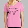 Ladies Core Cotton V Neck Tee Thumbnail