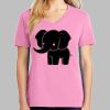Ladies Core Cotton V Neck Tee Thumbnail
