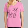 Ladies Core Cotton V Neck Tee Thumbnail