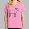 Ladies Core Cotton V Neck Tee Thumbnail