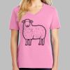 Ladies Core Cotton V Neck Tee Thumbnail