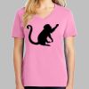 Ladies Core Cotton V Neck Tee Thumbnail