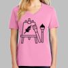 Ladies Core Cotton V Neck Tee Thumbnail
