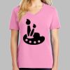 Ladies Core Cotton V Neck Tee Thumbnail