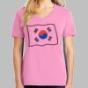 Ladies Core Cotton V Neck Tee Thumbnail