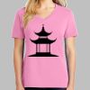 Ladies Core Cotton V Neck Tee Thumbnail