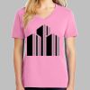Ladies Core Cotton V Neck Tee Thumbnail
