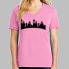 Ladies Core Cotton V Neck Tee Thumbnail