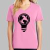 Ladies Core Cotton V Neck Tee Thumbnail