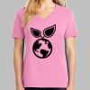 Ladies Core Cotton V Neck Tee Thumbnail