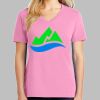 Ladies Core Cotton V Neck Tee Thumbnail