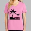 Ladies Core Cotton V Neck Tee Thumbnail