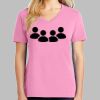 Ladies Core Cotton V Neck Tee Thumbnail