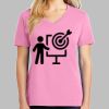 Ladies Core Cotton V Neck Tee Thumbnail