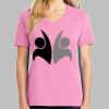 Ladies Core Cotton V Neck Tee Thumbnail