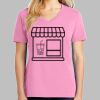 Ladies Core Cotton V Neck Tee Thumbnail