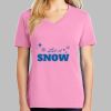 Ladies Core Cotton V Neck Tee Thumbnail