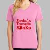 Ladies Core Cotton V Neck Tee Thumbnail