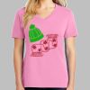Ladies Core Cotton V Neck Tee Thumbnail