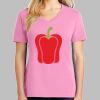 Ladies Core Cotton V Neck Tee Thumbnail