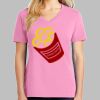 Ladies Core Cotton V Neck Tee Thumbnail