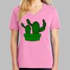 Ladies Core Cotton V Neck Tee Thumbnail