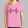 Ladies Core Cotton V Neck Tee Thumbnail