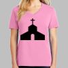 Ladies Core Cotton V Neck Tee Thumbnail