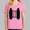 Ladies Core Cotton V Neck Tee Thumbnail