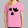 Ladies Core Cotton V Neck Tee Thumbnail