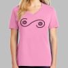 Ladies Core Cotton V Neck Tee Thumbnail