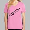 Ladies Core Cotton V Neck Tee Thumbnail